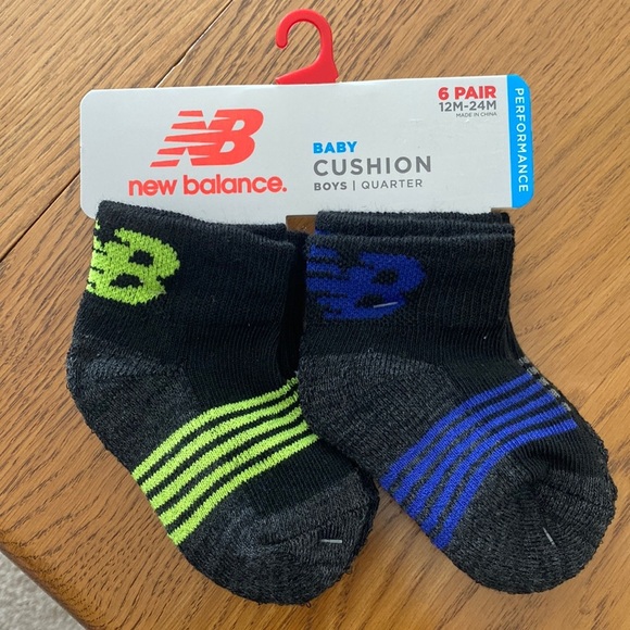 New Balance Other - New Balance Baby Cushion Boys Quarter 6 pack